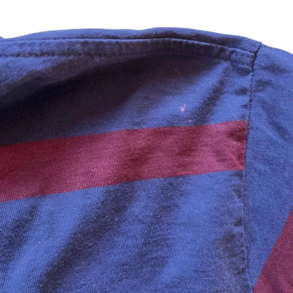 Vintage‎ Polo Ralph Lauren Striped Turtleneck Crest Patch blokecore Medium